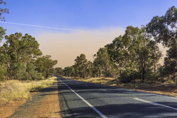Nueva Gales del Sur jalá Tormenta de polvo cerca de Temora —  Fotos de Stock