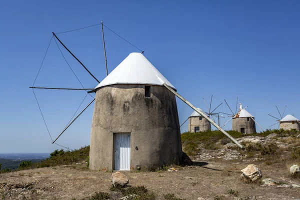 Penacova Masonry Windmills of Gavinhos — стокове фото