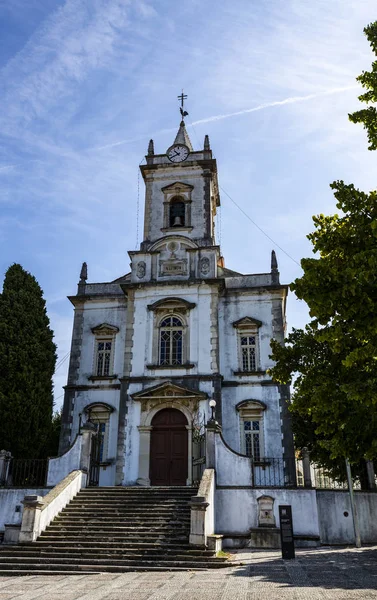 Igreja Paroquial Neoclássica de Luisiana (Câmara Municipal, Igreja Paroquial — Fotografia de Stock