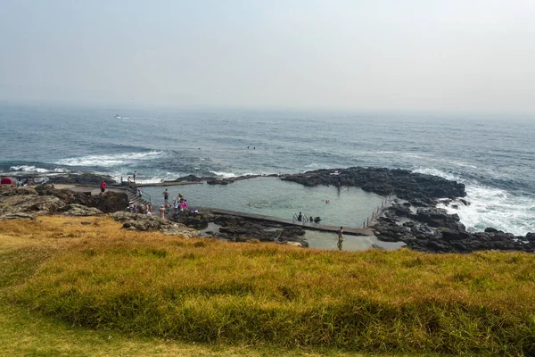 Kiama Blowhole Point Rock Pool — 图库照片