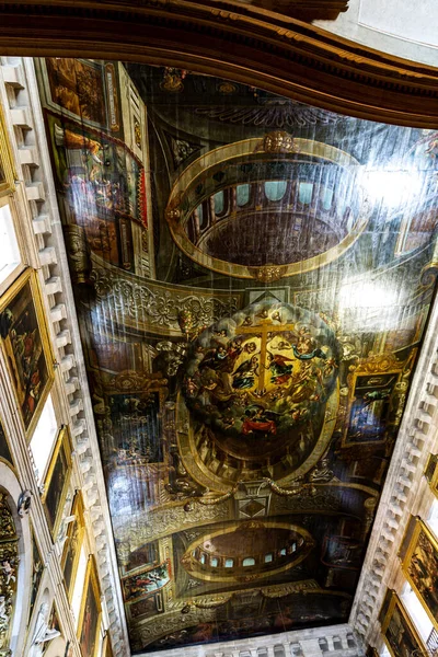 Lisbon Ceiling of the Jesuit Church of Saint Roch — Stock Photo, Image