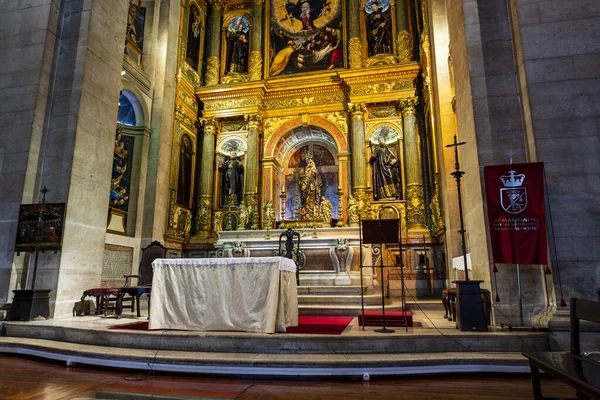 Lisbon Chancel of the Jesuit Church of Saint Roch — Stok fotoğraf