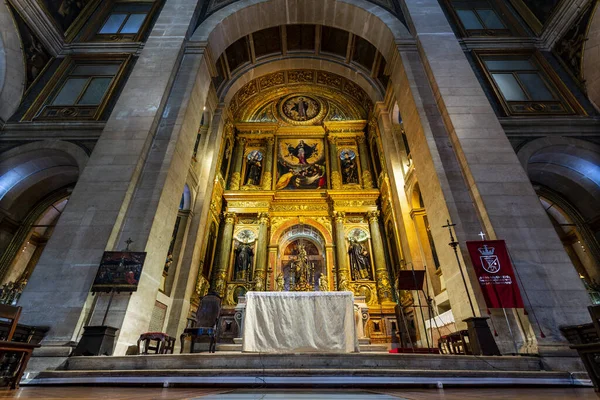 Lisbon Chancel of the Jesuit Church of Saint Roch — Stock Photo, Image
