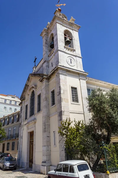 Facade Church Wounds Christ Built Late 18Th Century Lisbon Portugal — Stock Photo, Image