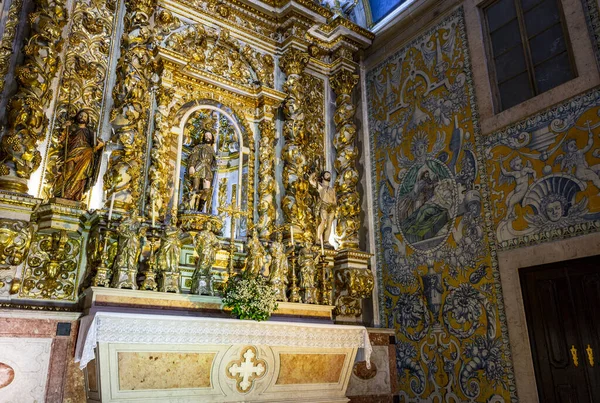 Veduta Della Cappella San Rocco All Interno Della Chiesa Gesuita — Foto Stock