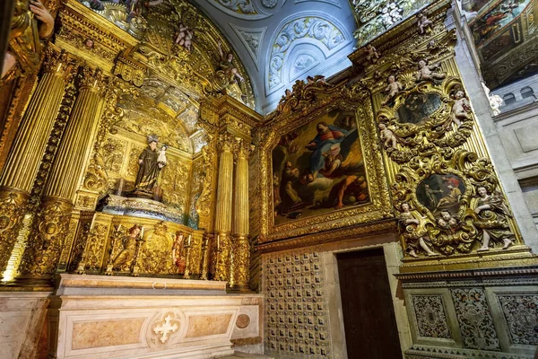 Veduta Della Cappella Sant Antonio All Interno Della Chiesa Gesuita — Foto Stock
