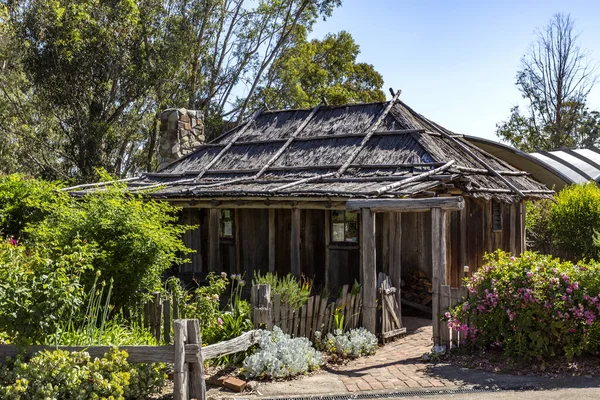 Vista Cabaña Losas Construida 1872 Como Una Casa Familiar Con —  Fotos de Stock