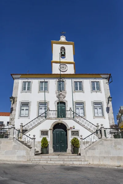 18世紀に建てられた旧市議会の建物のファサード 刑務所や法律の裁判所を含む アルマダで ポルトガル — ストック写真