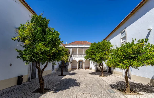 17世紀末から18世紀初頭にかけてポルトガルのアルマダに建設された宮殿 Casa Cerca への入り口 — ストック写真