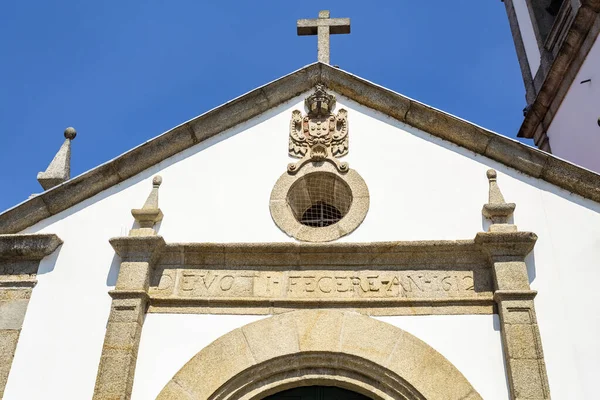 Detalj Fasaden Kapellet Det Heliga Barmhärtiga Huset Byggd 1612 Socknen — Stockfoto