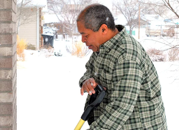 Winter snow outdoors. — Stock Photo, Image