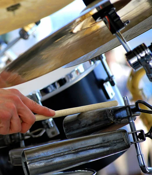 Latijnse drumstel. — Stockfoto