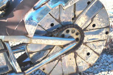 Özgürlük soyut motosiklet.