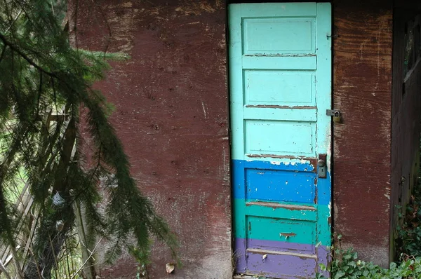 Porta caribenha colorida . — Fotografia de Stock