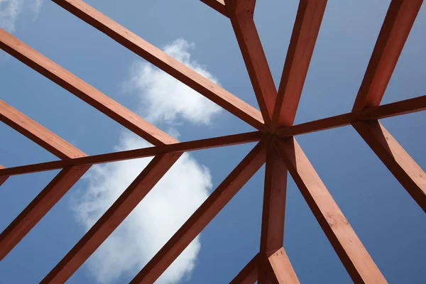 Patio Deck Skyline View Sky Outdoors — Stock Photo, Image