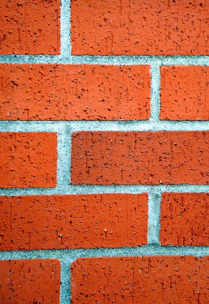 Red Brick Wall Abstract Displayed Wall — Stock Photo, Image
