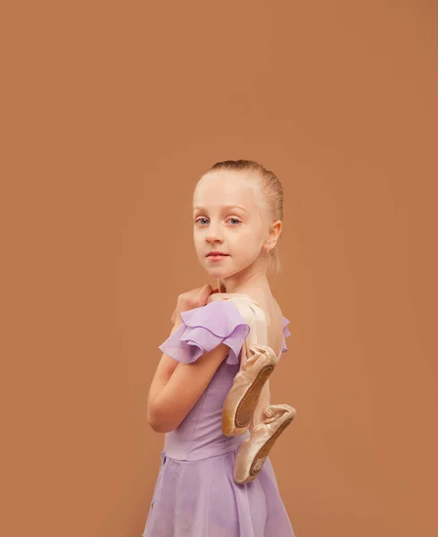 Menina Roupas Para Dança Salão — Fotografia de Stock