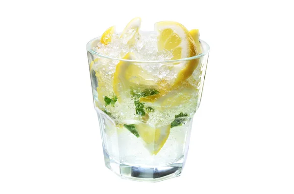 Mojito Cocktail Glas Stockafbeelding