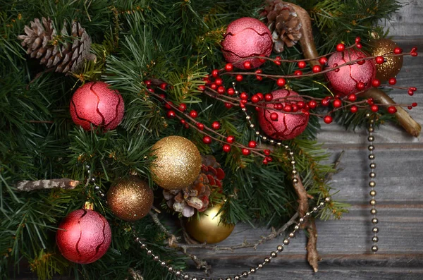 ビンテージのクリスマスの装飾 — ストック写真