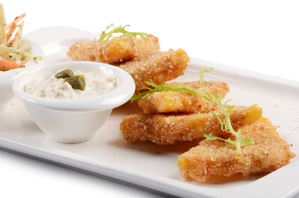 Bastoncini di formaggio fritto — Foto Stock