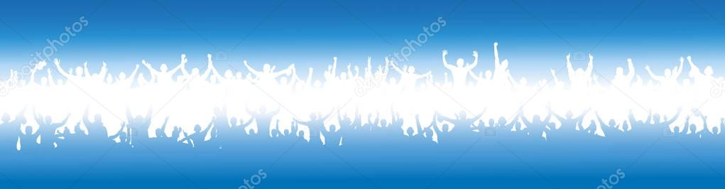 Background for sporting events and concerts.