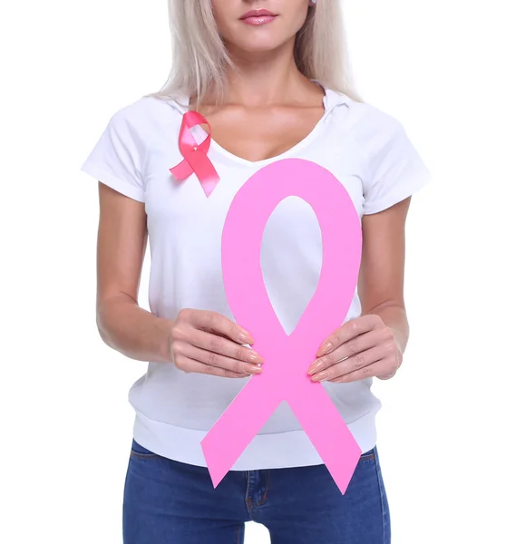 Concepto salud y prevención del cáncer de mama . — Foto de Stock