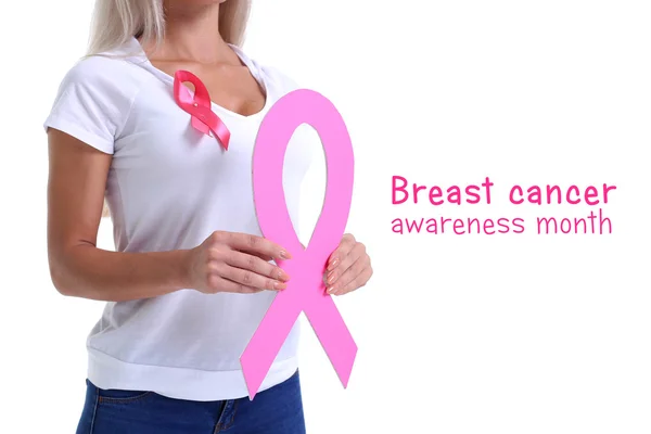The concept health and prevention of breast cancer. — Stock Photo, Image