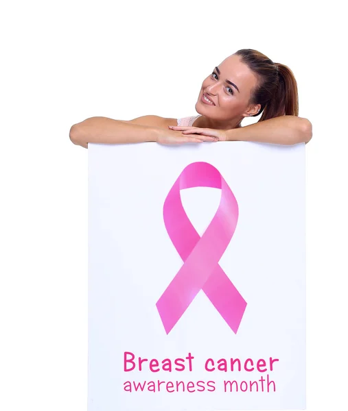 Conciencia del cáncer de mama concepto de salud . — Foto de Stock