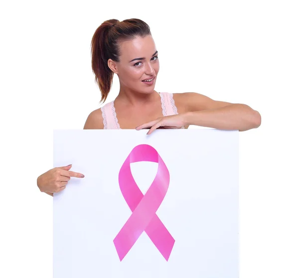 Conciencia del cáncer de mama concepto de salud . — Foto de Stock