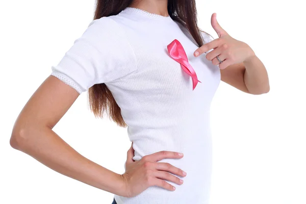 Concepto salud y prevención del cáncer de mama . — Foto de Stock