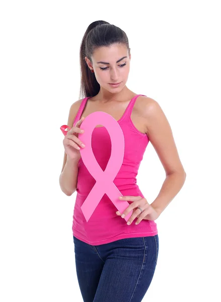 Das Konzept Gesundheit und Prävention von Brustkrebs. — Stockfoto