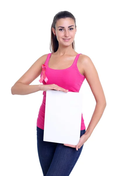 Breast cancer awareness health concept. — Stock Photo, Image