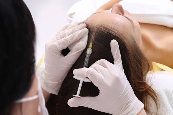 Il concetto di perdita di capelli . — Foto Stock