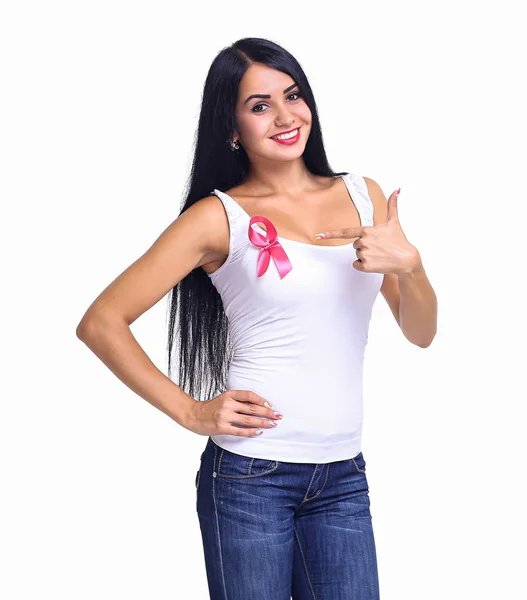 The concept health and prevention of breast cancer. — Stock Photo, Image