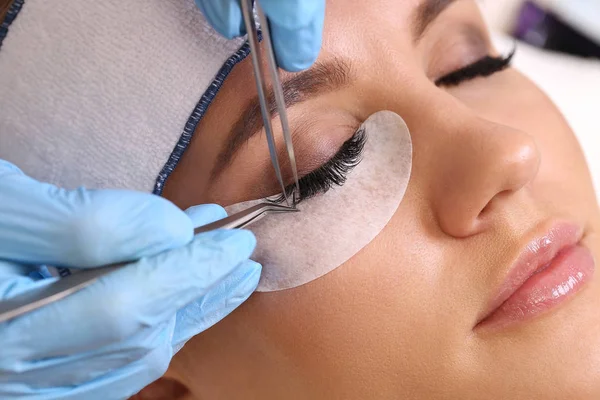 Eyelash Extension Procedure — Stock Photo, Image