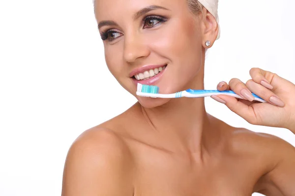 El concepto de dientes sanos —  Fotos de Stock