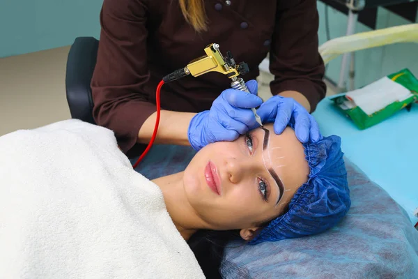 Permanent make up — Stock Photo, Image