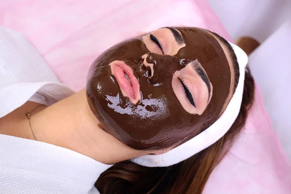 Hocolate 마스크 얼굴 스파. — 스톡 사진