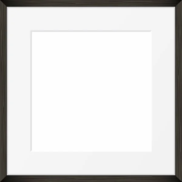 Quadro de imagem em branco quadrado. Modelo de vetor —  Vetores de Stock