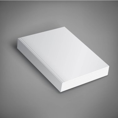 Kitap kapağı, vektör çizim boş. Tasarım şablonu.