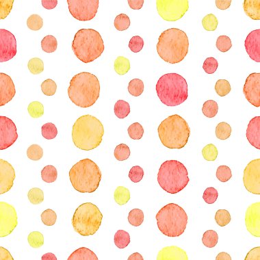 Sorunsuz suluboya nokta deseni