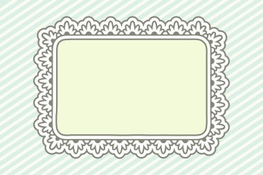 Dikdörtgen vintage çerçeve.