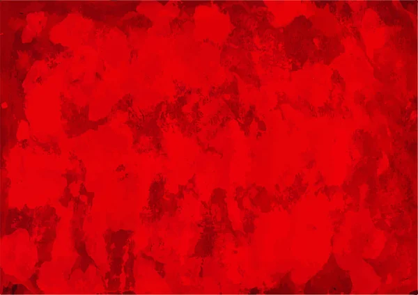 水彩画背景が暗い赤 — ストックベクタ