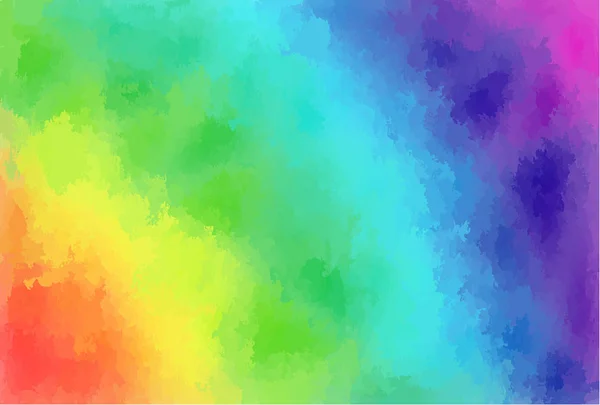 Regenboog aquarel achtergrond — Stockvector