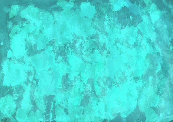 Aqua-Aquarell Hintergrund — Stockvektor