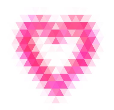 Soyut geometrik kalp