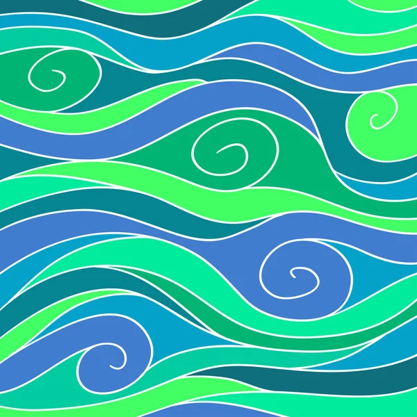Морські хвилі фону — стоковий вектор