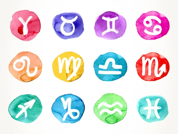 Zestaw znaków zodiaku — Wektor stockowy