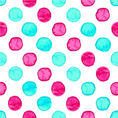 Sorunsuz suluboya nokta deseni