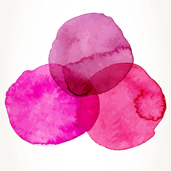 Pembe suluboya daireler